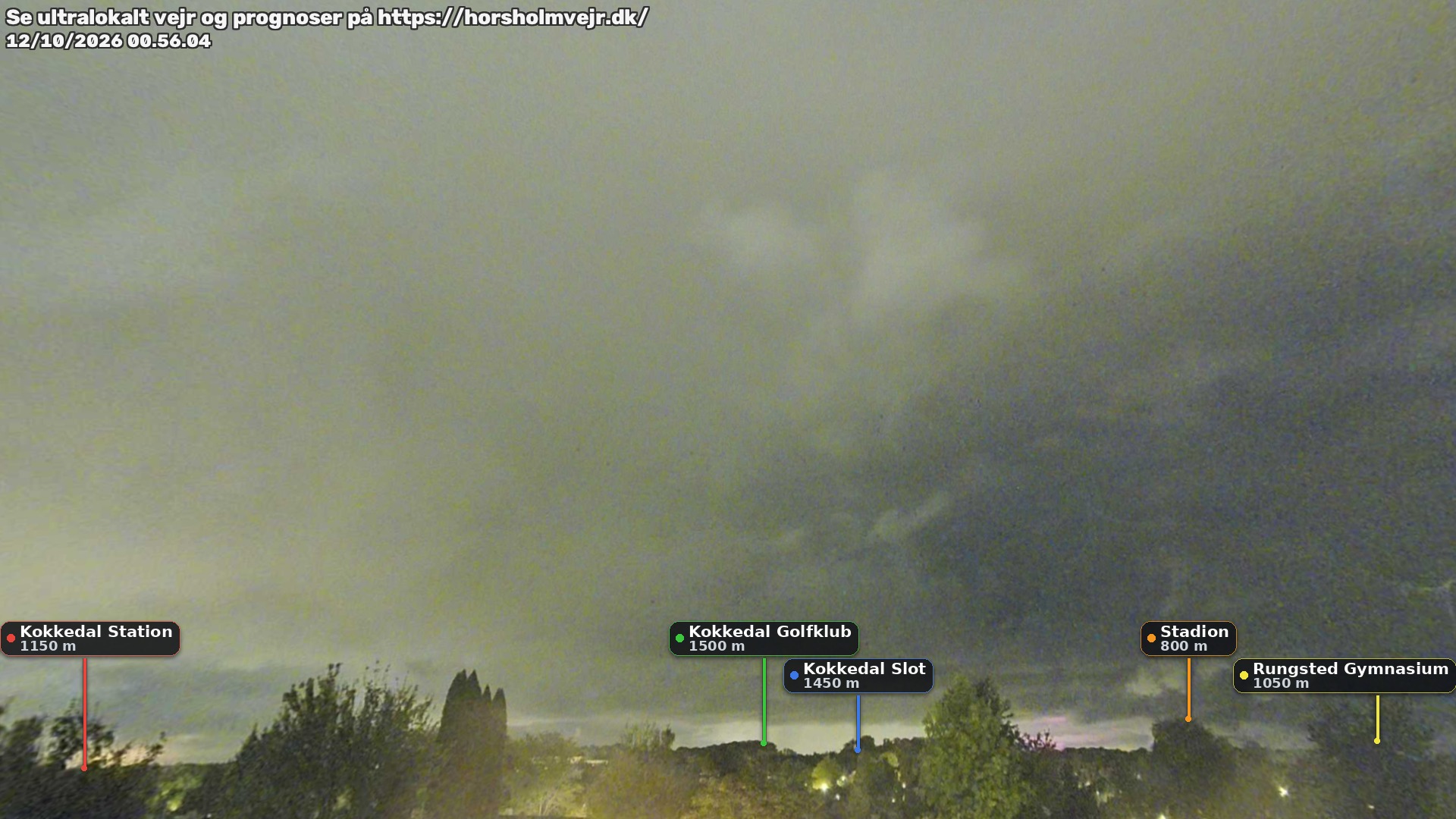 Livebillede fra webcam mod nordøst i Hørsholm